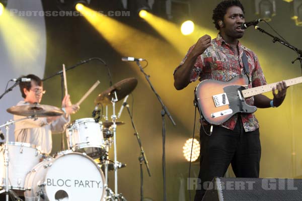 BLOC PARTY - 2012-08-24 - SAINT CLOUD - Domaine National - Grande Scene - Rowland Kelechukwu Okereke - Matthew Chee Hung Tong